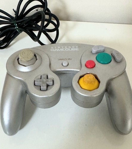 Nintendo GameCube Controller Silver DOL-003 OEM Official Used Tested From Japan - Picture 2 of 9