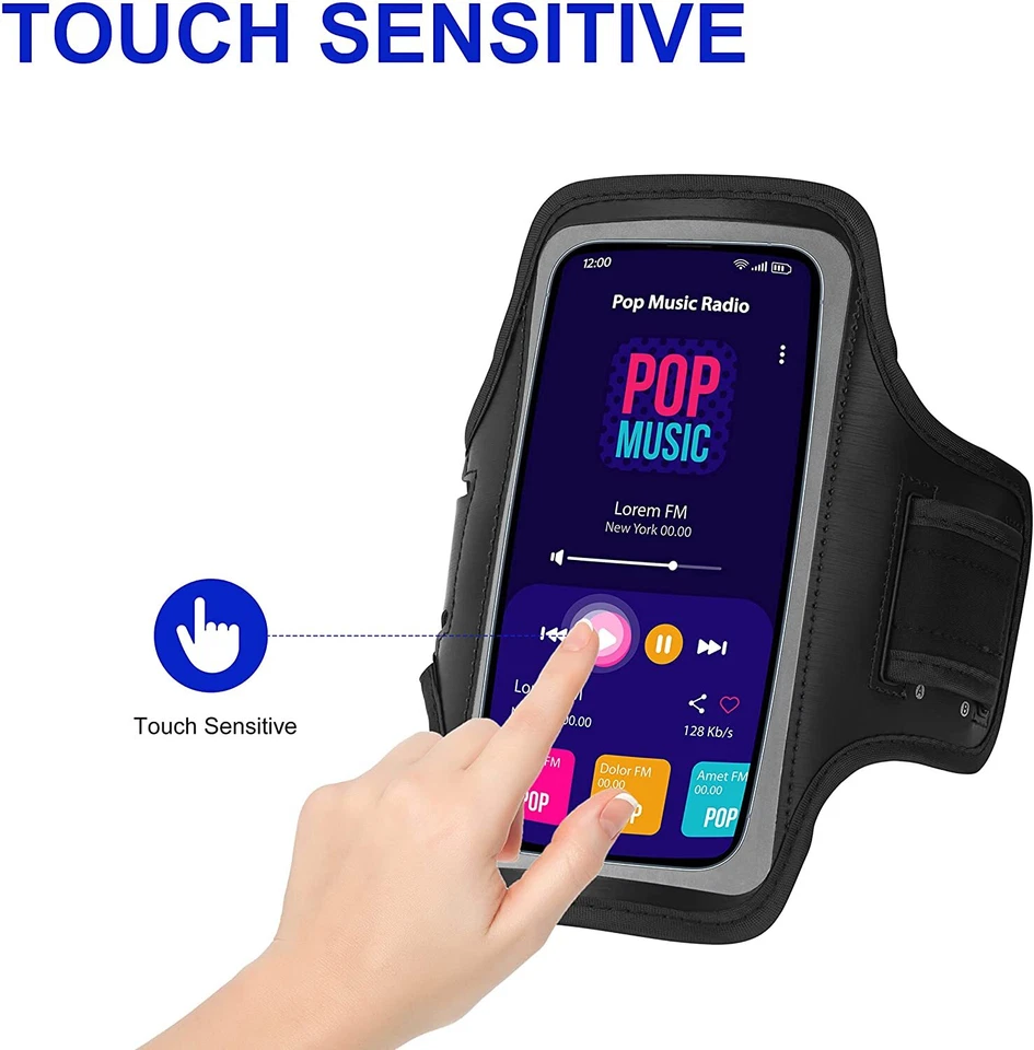 Funda con correa para brazo deportivo para correr para Samsung S23/S22, Plus/Ultra Foto 4 de 4