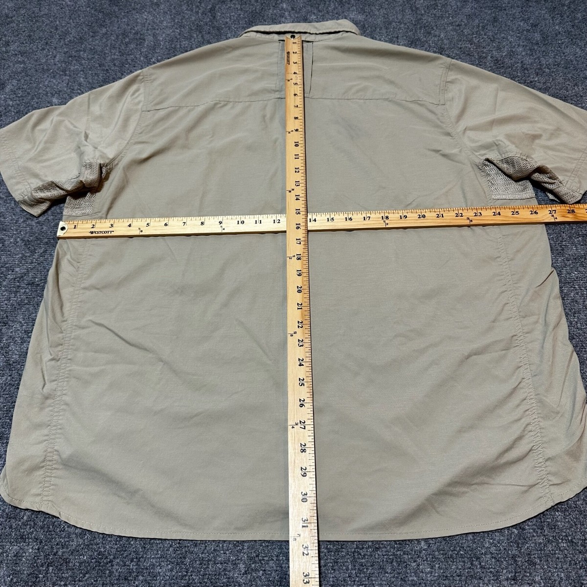 Chemise boutonnée REI homme 2XL marron à carreaux randonnée