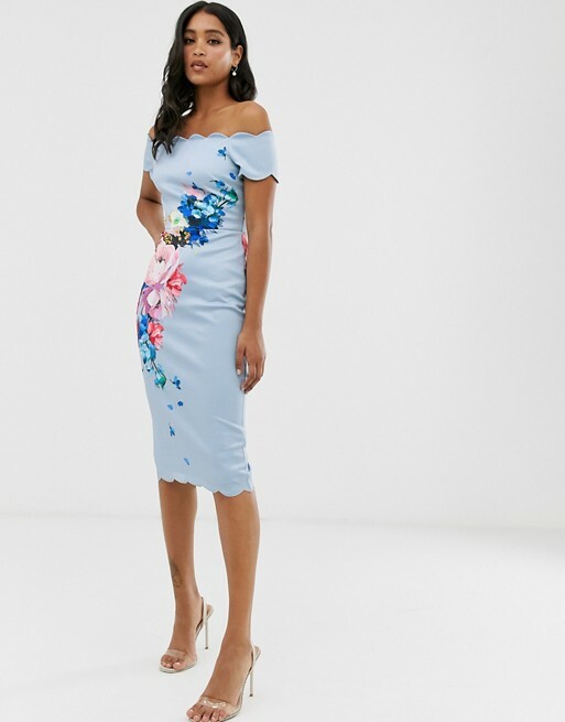 ted baker bardot dress
