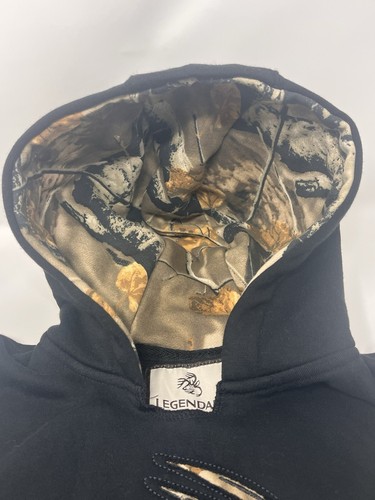Legendary WhiteTails Pullover Hoodie Kids Medium 10/12 Camo Winter Hunting - Picture 6 of 11