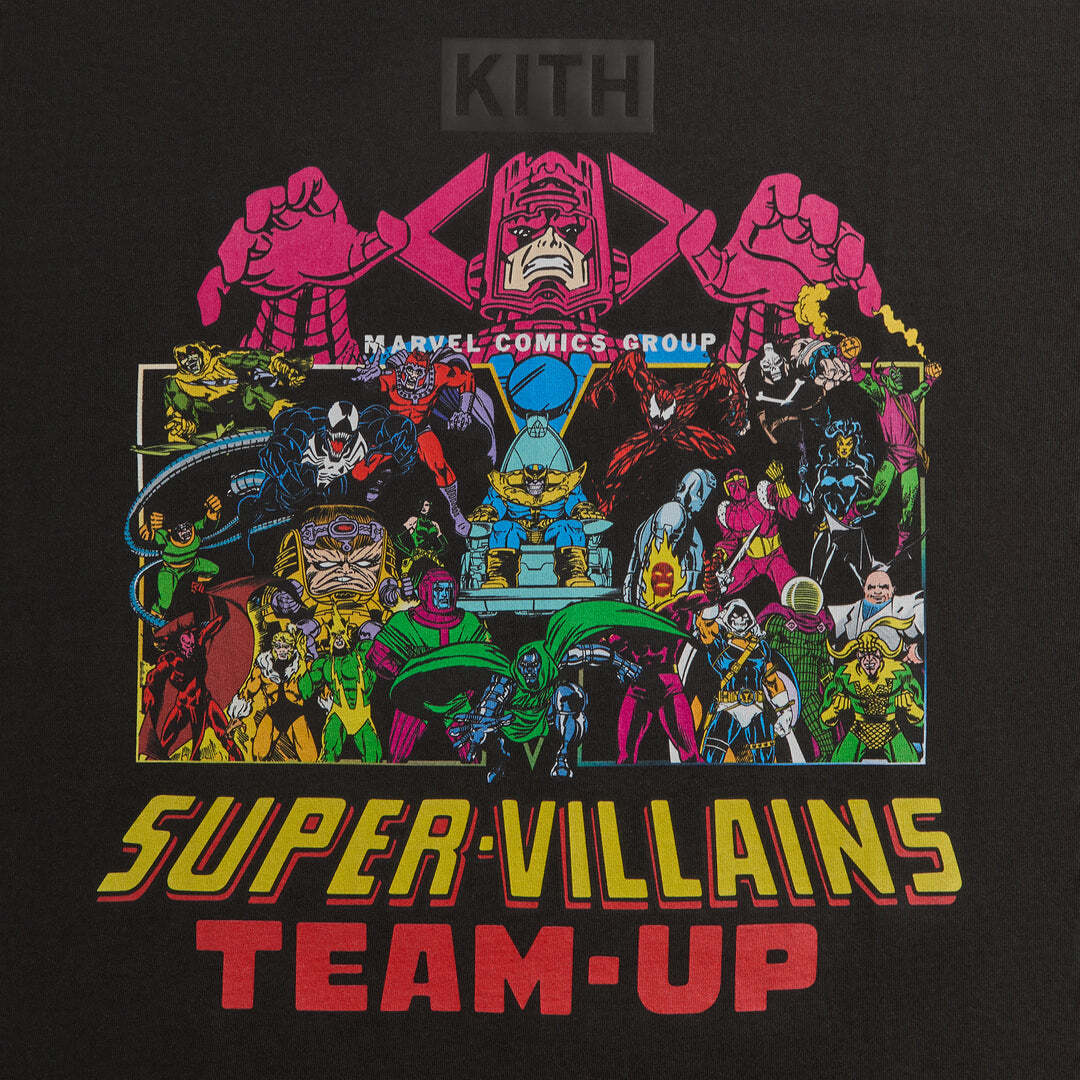 ☆ KITH x Marvel team up vintage tee コラボTシャツ ☆ Kith x Marvel Team Up Vintage Tee Black Large SS24 BRAND NEW
