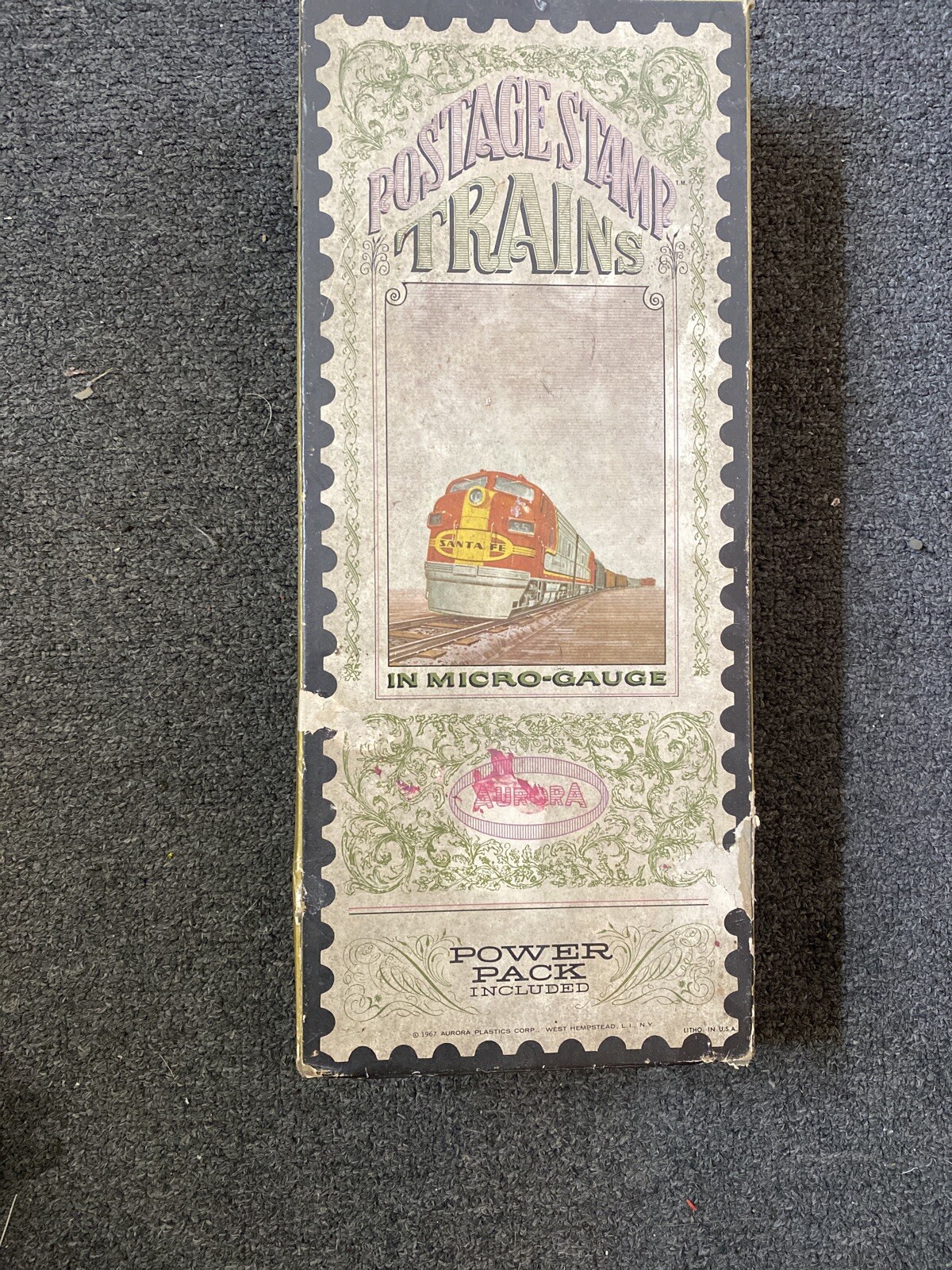 postage stamp train set