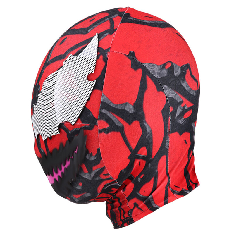 Cool Red Carnage Venom Spider-Man Mask Cosplay Costume Spiderman