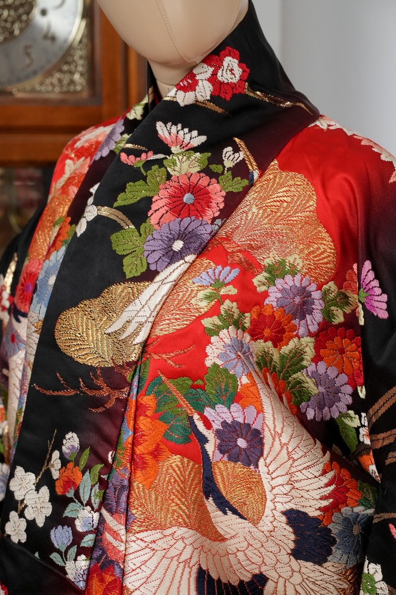 DEAR VANILLA JAPANESE SILK UCHIKAKE WEDDING KIMONO WOMEN'S