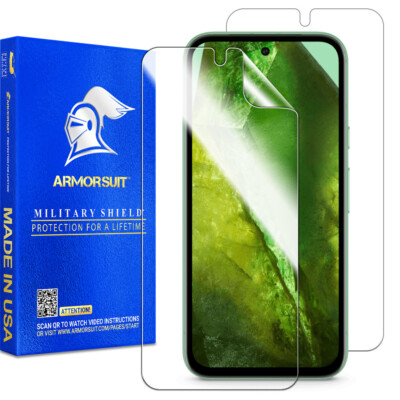 [2 Pack] ArmorSuit MilitaryShield Google Pixel 8A Screen Protector Film USA