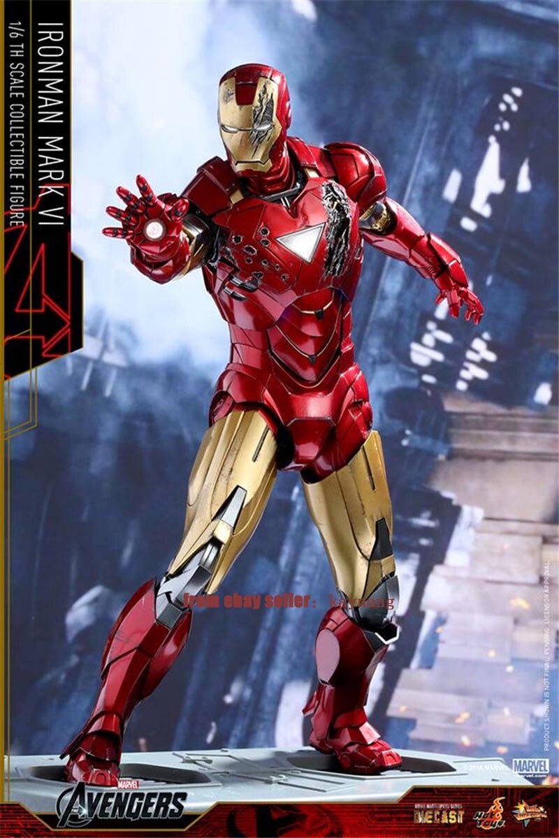 Hot Toys MMS378-D17 The Avengers 1/6 Scale Iron Man Mark VI Action