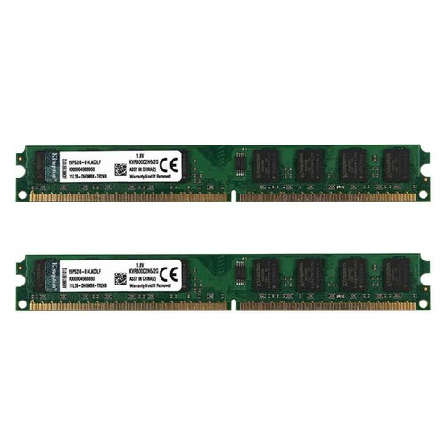 Mémoire vive originale Kingston 8 Go 4 Go 2 Go DDR2 800 Mhz PC2-6400 KVR800D2N6/2G - Photo 6/13