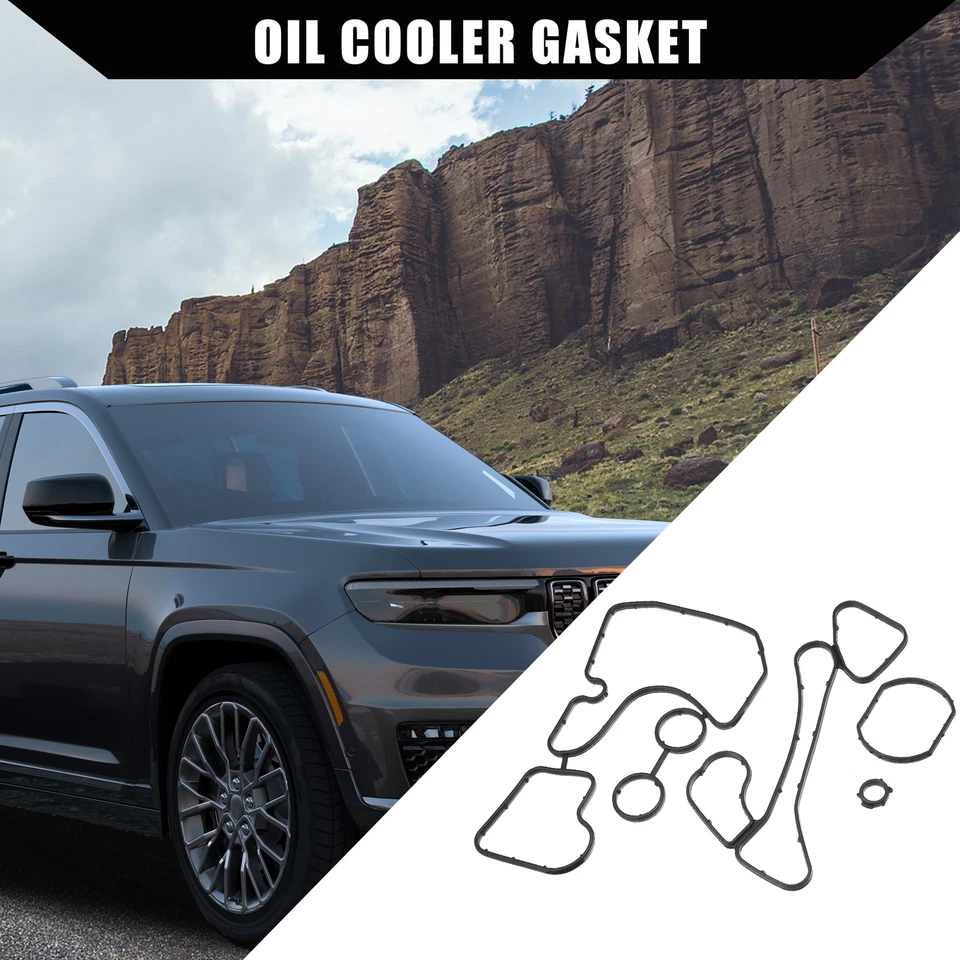 1 Juego Junta Enfriador Aceite Nº059117070 para Audi A6 Junta Adaptador Filtro Aceite Foto 2 de 4