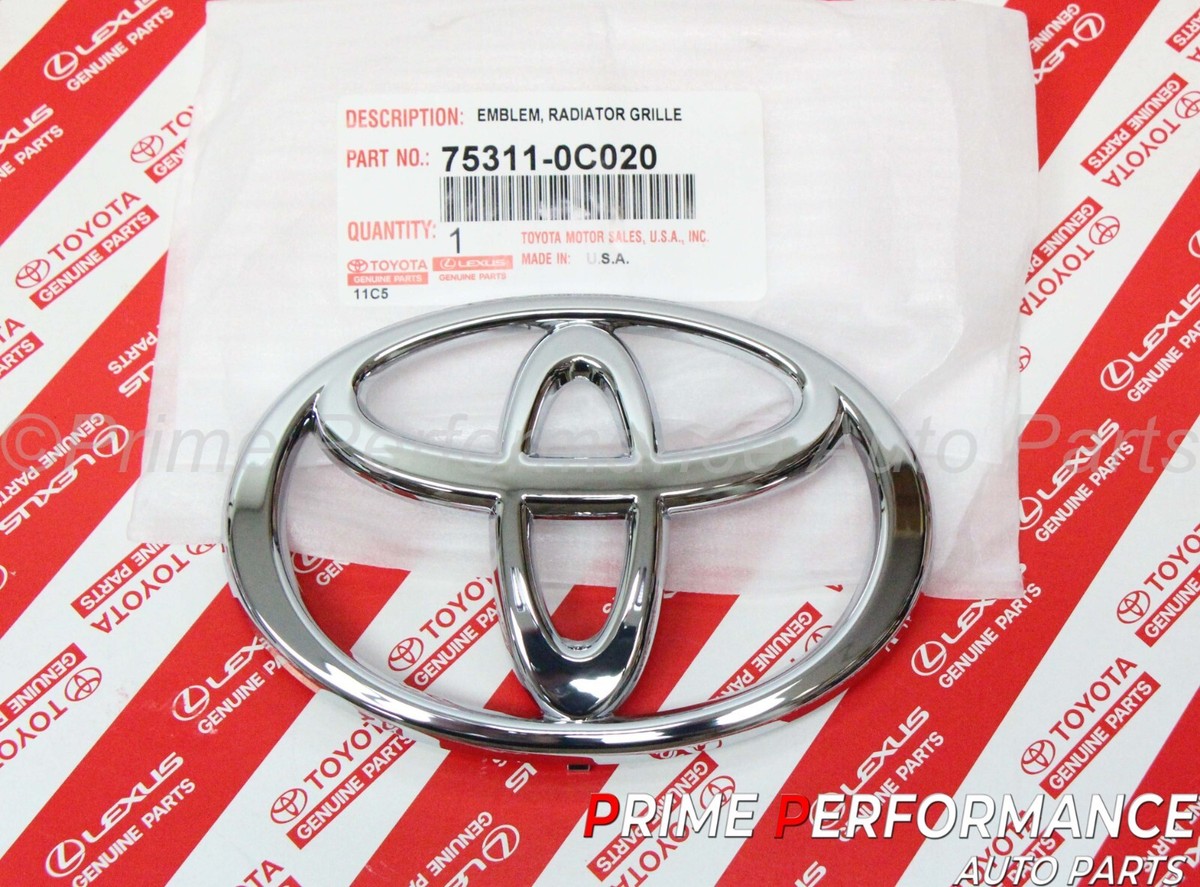 Toyota Sequoia 05-07 Tundra 03-06 Front Grille Emblem Genuine OEM