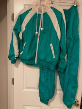 Vintage 80s Streetwear Med, Lined, Jacket/Pant Track Suit