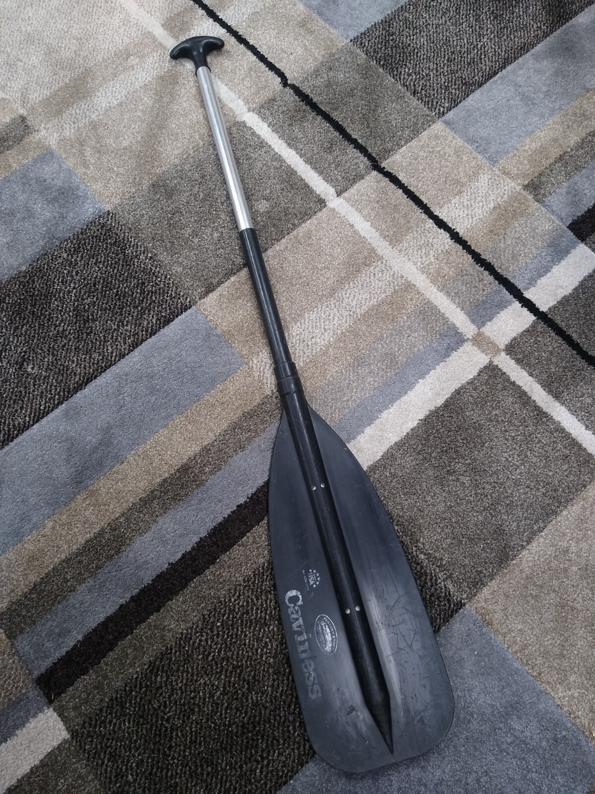Canoe Paddle Aluminum Tube Plastic Paddle & Handle