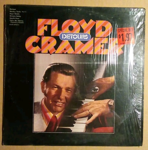 Floyd Cramer Detours 12" LP Vinyl Record RCA Excellent In Shrink 1957