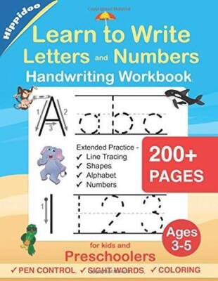 Learn to Write Letters and Numbers Workbook: Handwriting Practice f - ACCEPTABLE