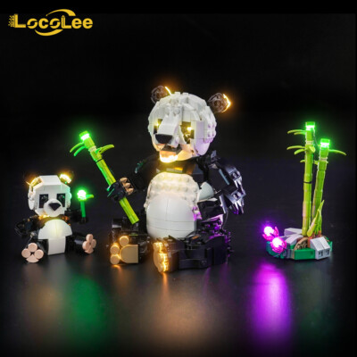 LocoLee LED Light Kit for LEGO Creator 3-in-1 31165 Wild Animals: Panda Family