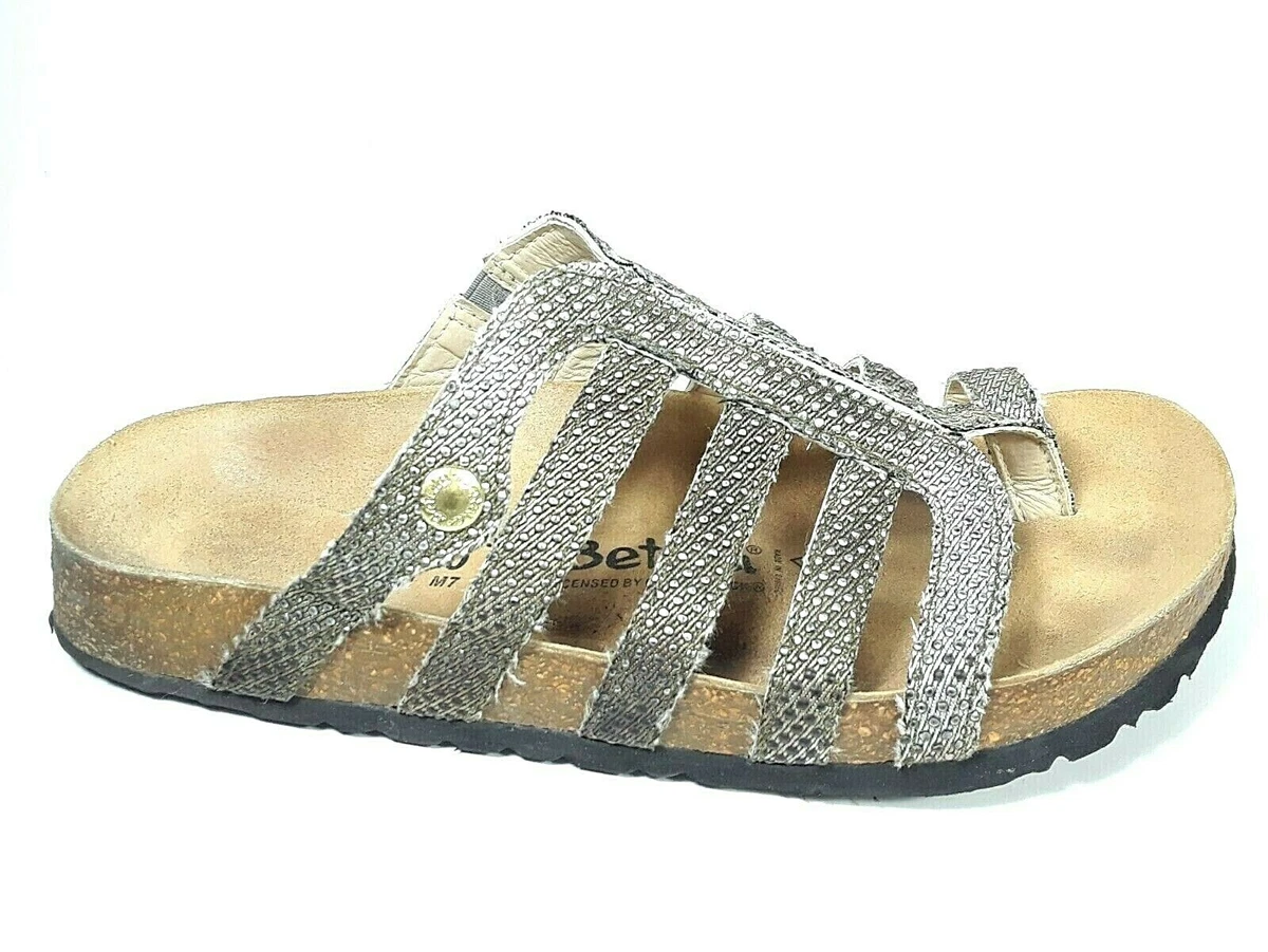 Silver thong online birkenstocks