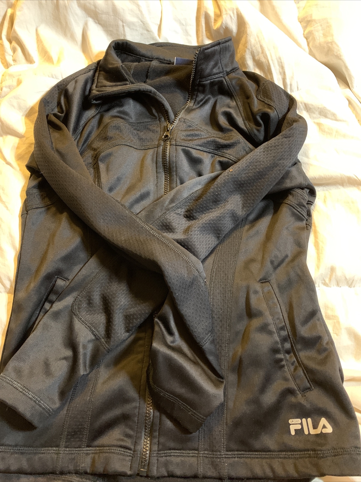 FILA Performance Giacca Donna Taglia M Nero