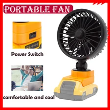 Outdoor Jobsite Fan Suitable For Dewalt 20V MAX Series Lithium Battery Portable