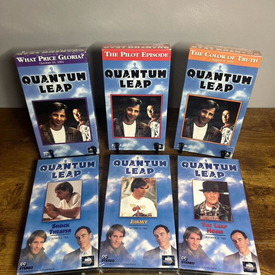 Quantum Leap VHS Bundle (8 VHS Tapes, 1993) TV Series- All MCA Watermark Sealed - Image 3 of 4