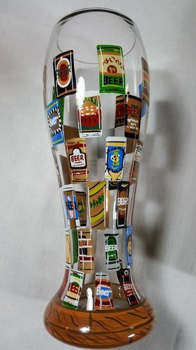 Lolita Love Pilsner Glass Beer Hand Painted Beer Wall 19th Hole Beer Keg 99 Beer - Picture 4 of 17