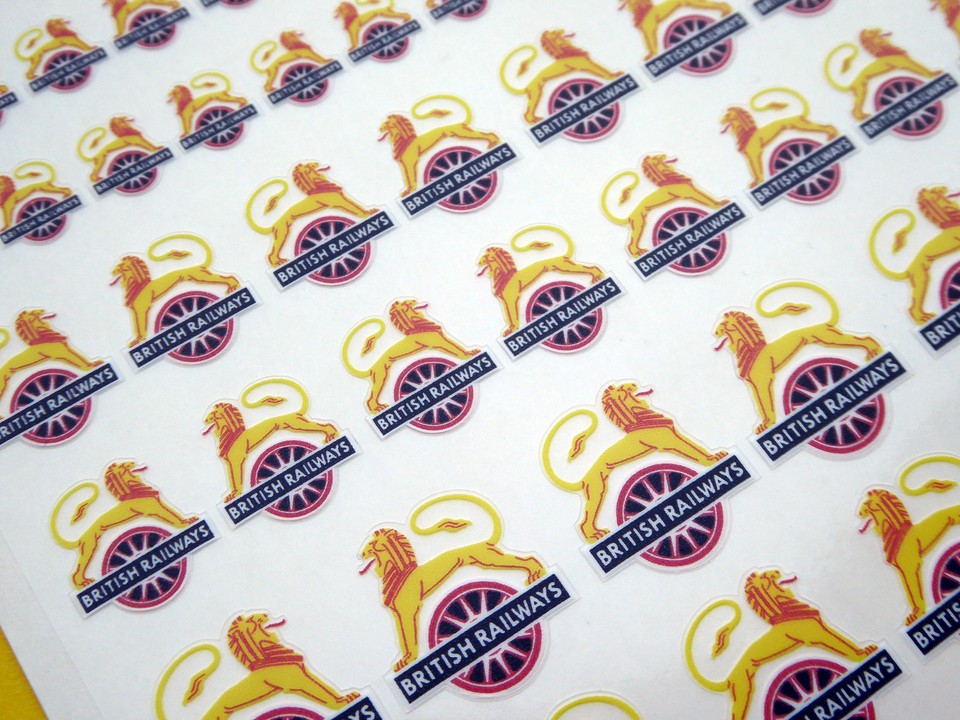 BRITISH RAILWAYS LOGO High Detail stickers decals Model Railway OO ...
