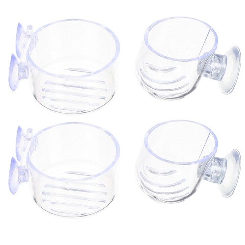 4X Aquarium Aquarium Schwimmfutter Kreis Fisch Futter Halter Tank Pflanzenhalter - Bild 1 von 12