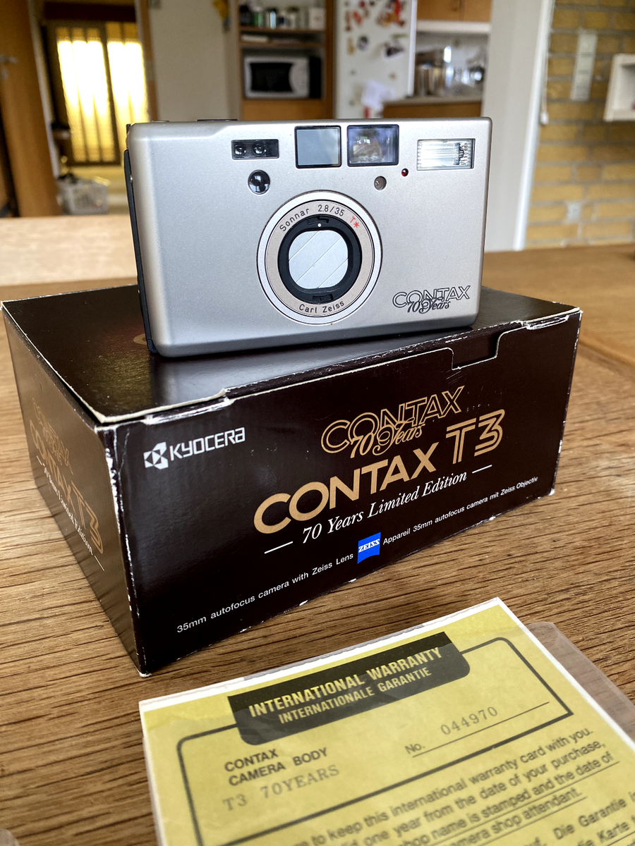 contax T3 70years（Contax T3 70 years Limited edition）