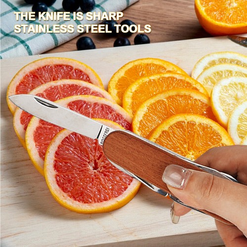 Schweizer Taschenmesser Multifunktionswerkzeug 17 Funktionen Klinge Korkenzieher - Bild 4 von 12