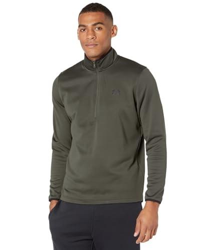1357145 Under Armour Мужской флисовый топ Under Armour на молнии 12 в стиле барокко ЗеленыйЧерный S 7890₽