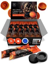 Charcoal Discs for Incense Burning - 100 pcs 33mm Quick Light Coals