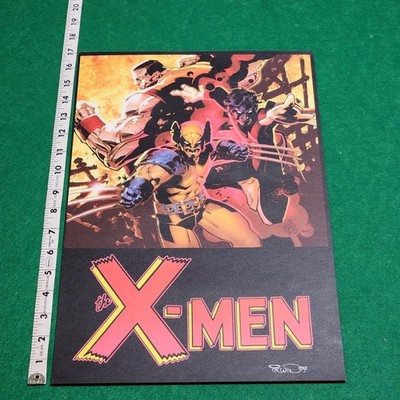 Mark Irwin The X-Men Wolverine Nightcrawler Colossus Signed Art Print Marvel