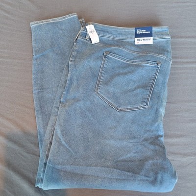 Old Navy High-Rise Sockstar Super Skinny Light Blue Size 26 New With Tags