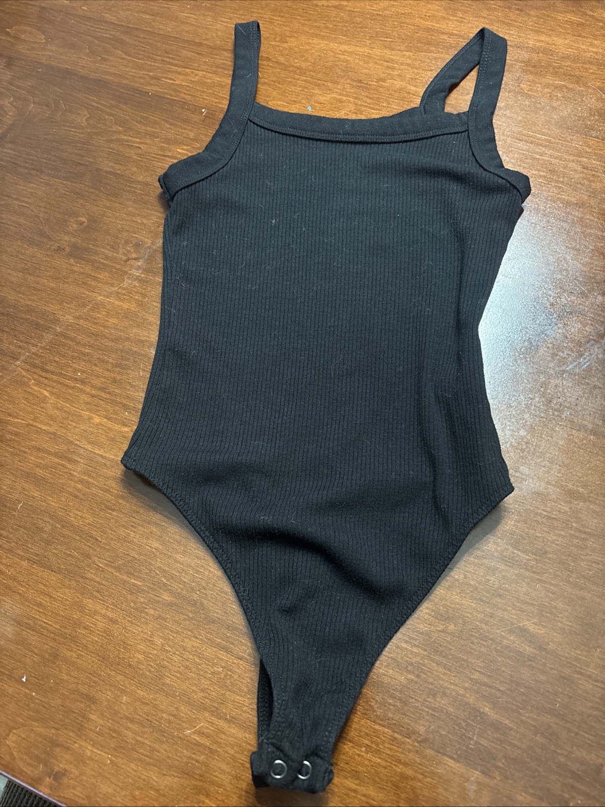 American Eagle Womens Solid Bodysuit Jumpsuit, Bl… - image 1