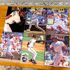 1992 Beckett Baseball Card Magazine Full Year Lot 12 Nolan Ryan Thomas McGwire