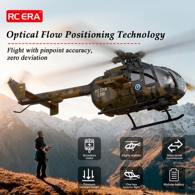 RC ERA C180 1/25 6CH BO-105 3D Flight Optical Flow Positioning RC-Hubschrauber