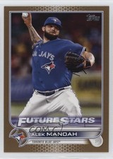 2022 Topps Series 1 Future Stars Gold 1036/2022 Alek Manoah #248 0k0a