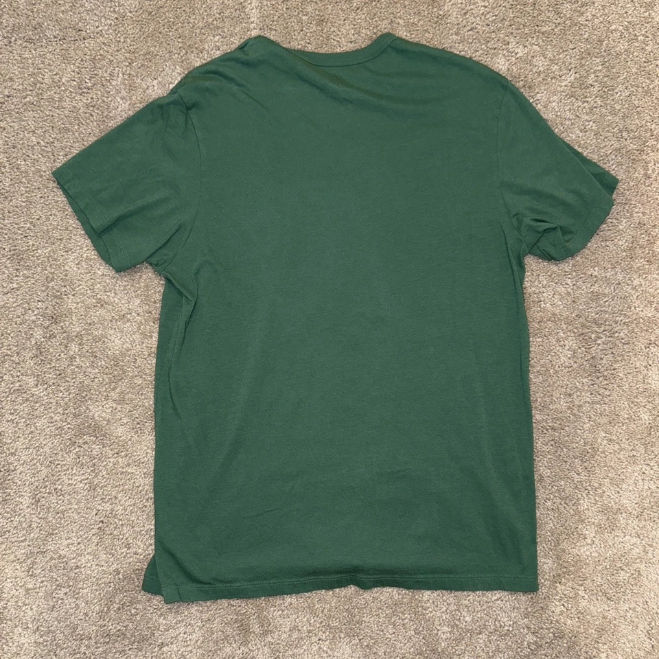 Oakland Athletics MLB Baseball '47 Brand Green Distressed T-Shirt Men's LARGE - Image 2 of 4