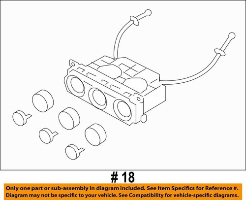 Temperature Control Manual Temperature Control Fits 12-14 IMPREZA 6787276 - Picture 4 of 14