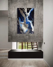 Large Original Contemporary Painting Modern Abstract Fine Art Canvas Signed