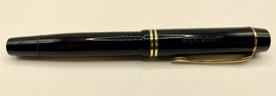 Редкая перьевая ручка MONTBLANC 334 1/2 ЦЕЛЛУЛОИД - OBB новая в коробке-ВОССТАНОВЛЕНА-234 232 142 - Изображение 4 из 4