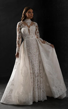 Allure Bridals C768T detachable wedding ballgown skirt size 10