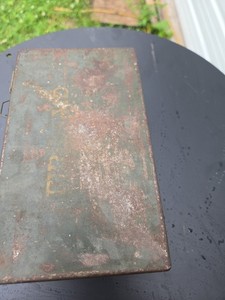 Vintage US Army First Aid Kit Metal Box