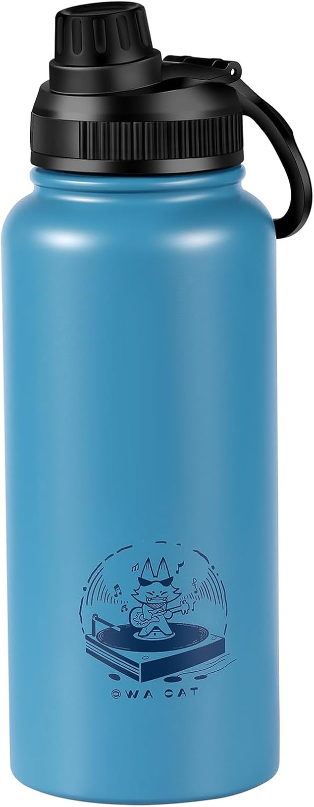 32 oz Insulated Water Bottle, Keep Cold 24H, Leak Proof Stai
