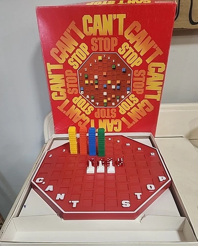 Vintage 1980 Can’t Stop Board Game Parker Brothers Complete