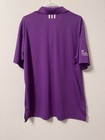 Adidas Mens "PGA West" Golf Polo Purple Size XL Pure Motion Both Sides Logos — photo 6