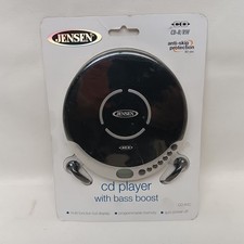  NEW  SEALED Jensen Portable CD Player CD-60C -Bass Boost -Anti-Skip -CD-R/RW
