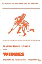 Featherstone v Widnes - 1971/72 RL Championship