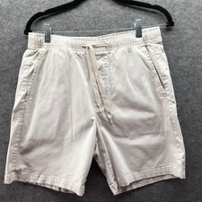Gap 7 Inch Easy Short Men XS Sandstone Beige Pull On Chino Drawstring Stretch