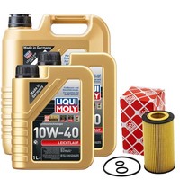 MotoröL Set 10W-40 Liqui Moly 7 Liter + ÖLfilter FüR Mercedes C-Klasse Gla Cla