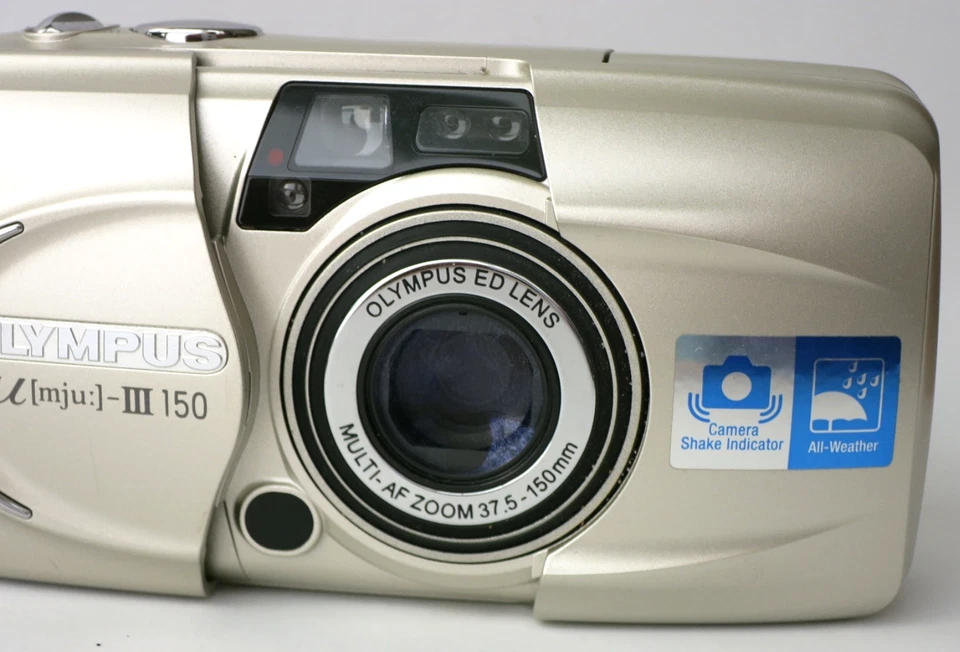 OLYMPUS mju III 150 Quarts Date 37.5-150 mm Lens CAMERA+Box+Case+Manual VGC - Image 4 of 4